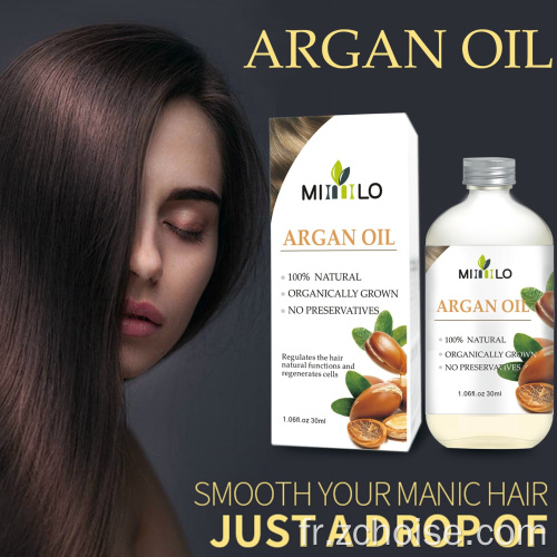 huile d&#39;argan naturelle du maroc professionnelle pour les cheveux